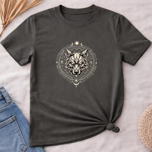 White Wolf Fantasy Gamer T-Shirt