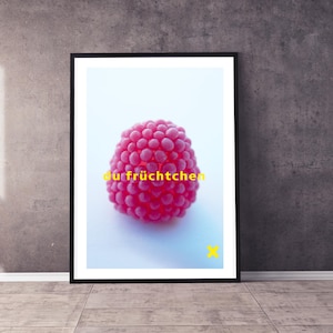 You little fruit poster, funny wall art, customizable, humorous home decoration, wall art, art print, wall art, poster