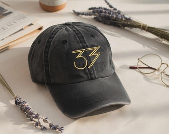 Embroidered Clair Obscur Expedition 33 Washed Cotton Cap