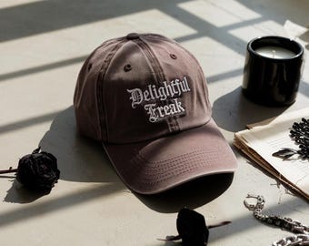 Embroidered Delightful Freak Hat, Cap