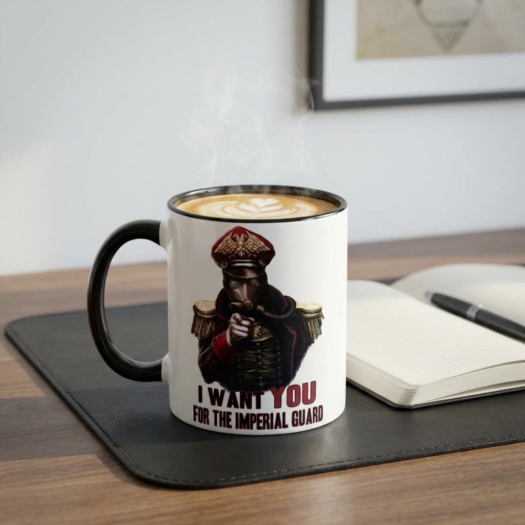 Coffee Mug 40k - Etsy