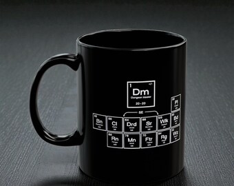 Taza con la tabla periódica de DnD / Taza de café para jugadores de rol y Dungeon Master
