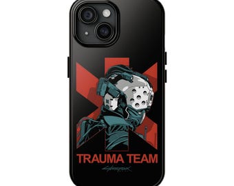 Funda para móvil del Equipo de Trauma de Cyberpunk 2077 / Portada con diseño de Night City