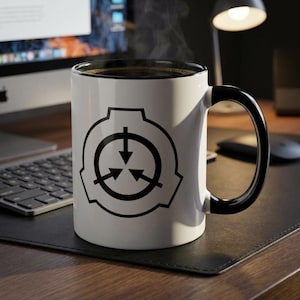 SCP Foundation Researcher Mug | Sci-Fi Horror Logo Coffee Cup (11oz) image 1