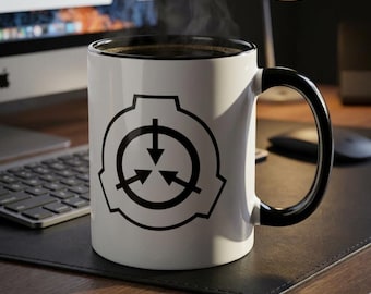 Taza de investigador de la Fundación SCP / Taza de café con logo de terror y ciencia ficción (325 ml)