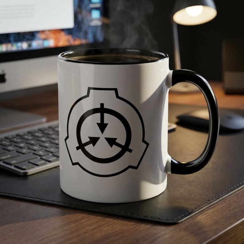 SCP Foundation Researcher Mug | Sci-Fi Horror Logo Coffee Cup (11oz) image 1
