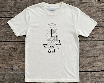 Camiseta de Bill Cipher con diseño de posesión demoníaca / Diseño del triángulo de Gravity Falls