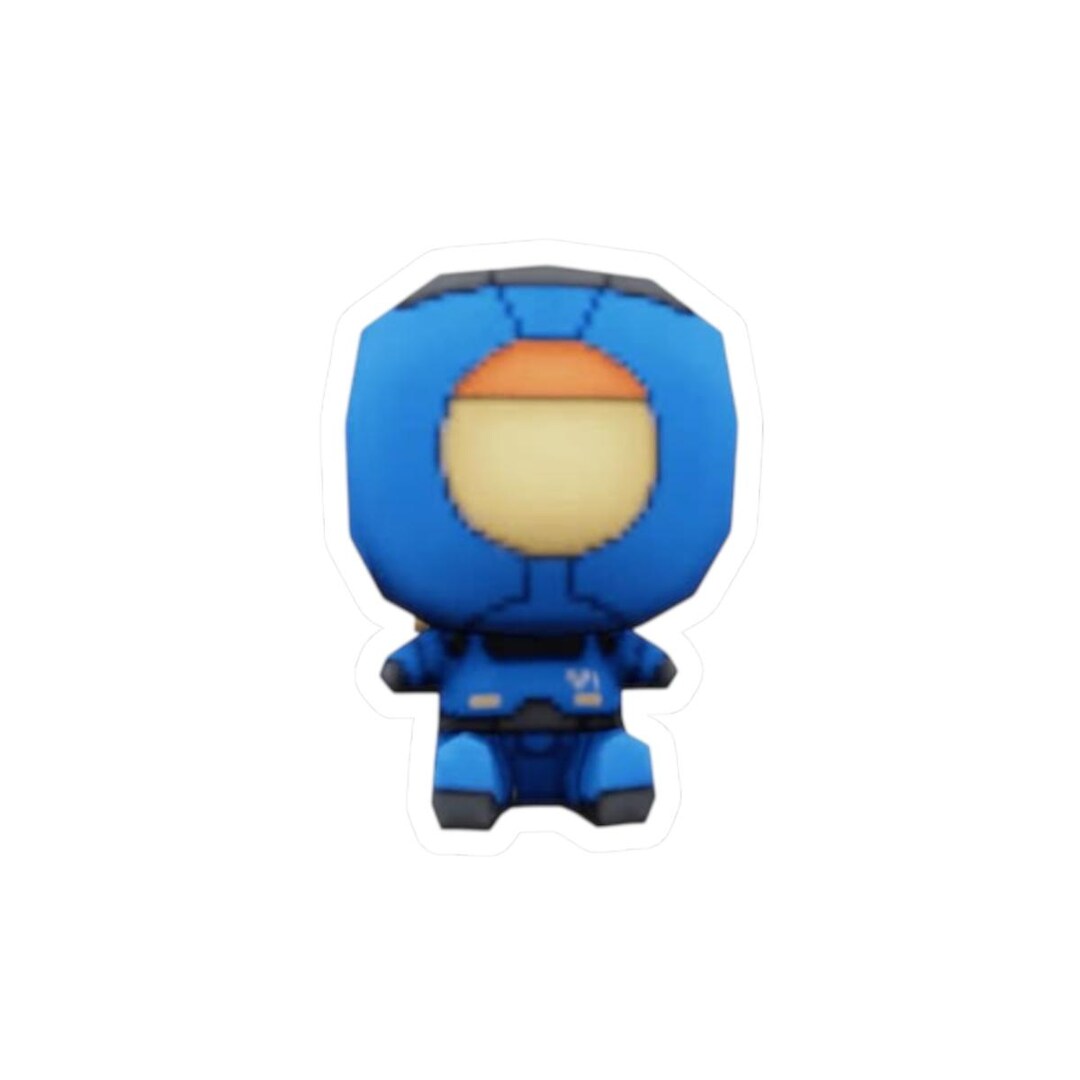 V1 Plush Sticker, Kiss-cut ULTRAKILL Character Sticker | Gaming Decal ...