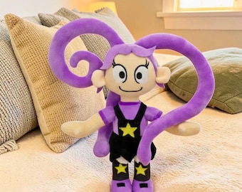 Lily Lovebraids Plush Toy – Poppy Playtime Inspired Doll, Cute Horror Game Plushie, Gamer Gift, Fan Art Collectible