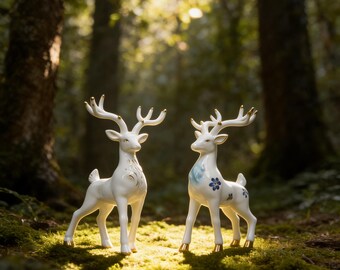 Rare Buck / Deer Figure - Danbury Mint - the Hanson Buck by Ron