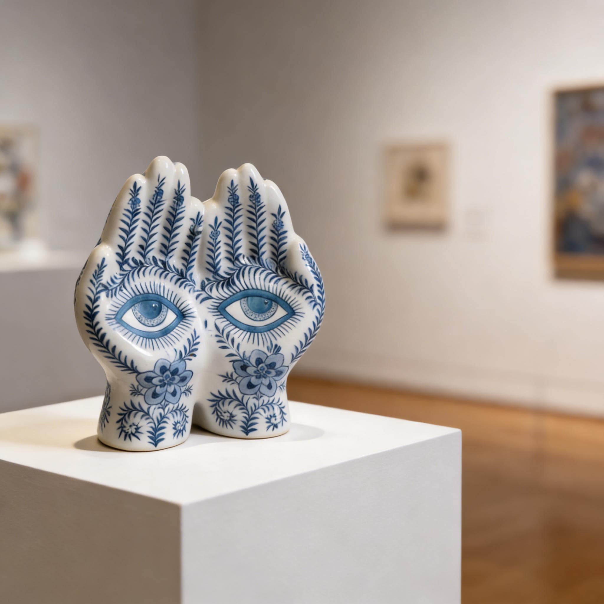 Ceramic Hamsa Hand - Etsy Canada