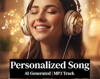 La tua canzone personalizzata preferita | Canzone unica generata dall'intelligenza artificiale (download MP3) | Regalo originale per compleanni, matrimoni o anniversari