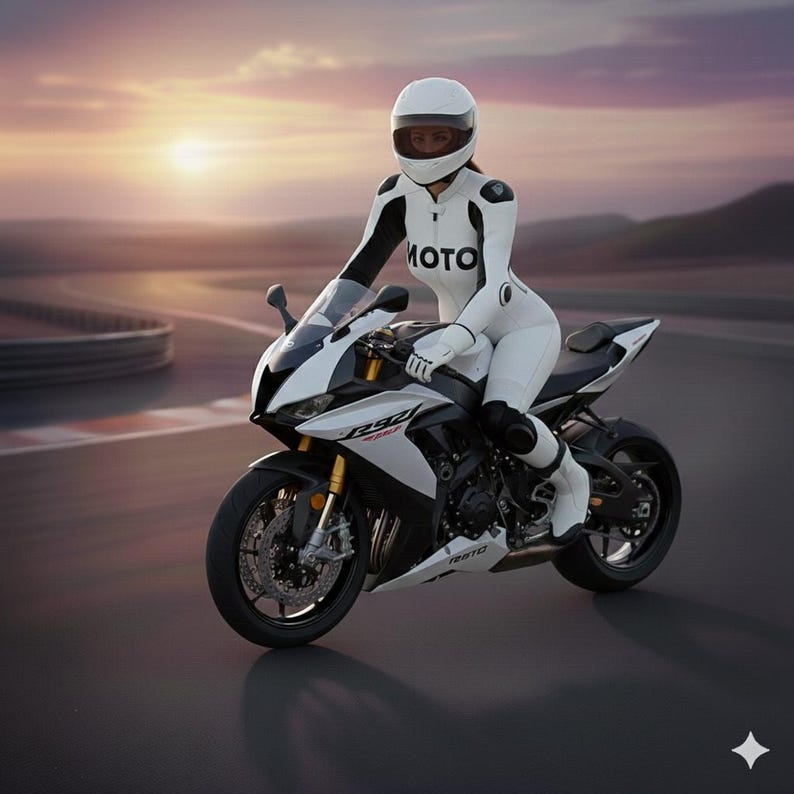 Custom Leather Motorbike Suit | CE Armored, Personalized Race Gear image 6