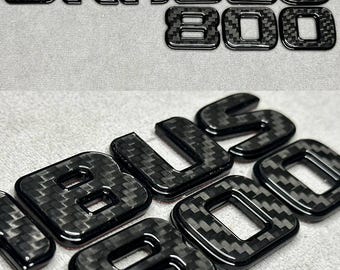 Bakdekaler Brabus 800 svart och kolfiber tillverkade för Mercedes-Benz