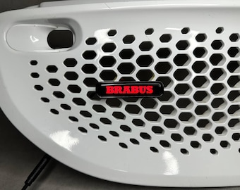 Emblème Grille LED Rouge Brabus Pour Smart ForTwo ForFour W453 2014-2024