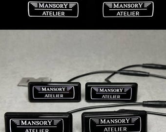 Mansory stoel led-embleembadge voor Mercedes, Rolls Royce, Lamborghini, Audi