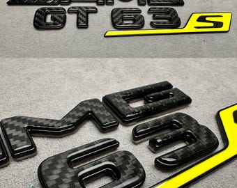 Amg Gt 63 S Rear Emblem Metal Black And Carbon Brabus 2026