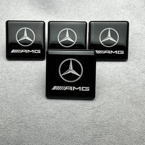 Emblema in metallo nero stile Brabus per Seat Mercedes Benz W463 W464 W463a Classe G immagine 2