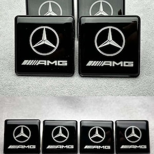 Emblema in metallo nero stile Brabus per Seat Mercedes Benz W463 W464 W463a Classe G immagine 1