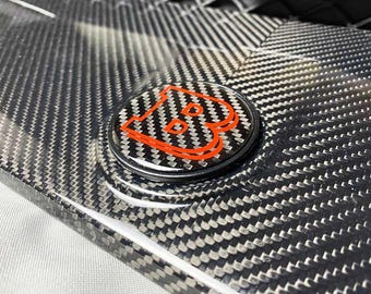 Insigne emblème Brabus 53 mm en métal, 2 pièces, pour capot et coffre Mercedes-benz classe G W463/w463a