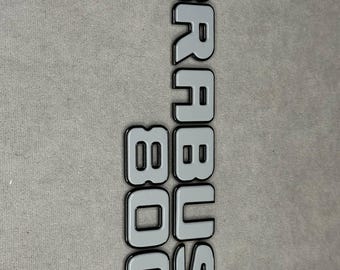 Brabus 800 Staartembleem voor Nardo Grey Metal voor Mercedes-Benz G-klasse W464 W463a W463