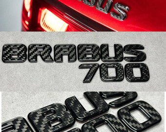 Bakdekaler Brabus 700 svart och kolfiber tillverkade för Mercedes-Benz