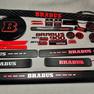 Zestaw emblematów Brabus 900 Rocket Edition G63 G Wagon (W463a, W464, W465)