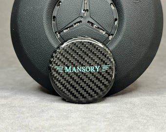 Mansory Tiffany Embleem 58mm Airbag Badge voor Mercedes G GLE GLS E S Klasse 2018+
