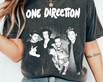 Vintage One Direction Pop Music Shirt, Retro Direction Merch Shirt, One Funny Direction Graphic Shirt, 1D Gift For Men Women Shirt