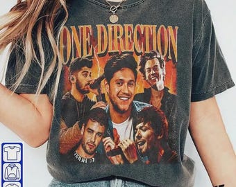 Vintage One Direction Comfort Colors T-Shirt, One Funny Direction Graphic Tee, Retro Direction Music Album Sweatshirt, 1D Fan Gift