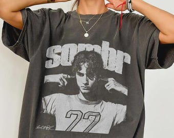 Vintage Sombr Comfort Colors T-Shirt, Gift For Women and Man Unisex Shirt, Sombr World Tour Music Merch, 90s Bootleg Style Music Apparel