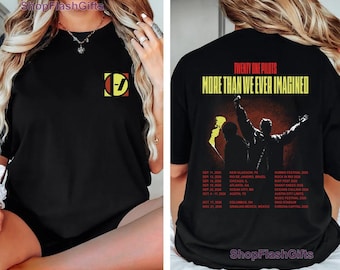 2 Side Twenty One Pilots Comfort Colors T-Shirt, More Than We Ever Imagined 2026 Shirt, Twenty One Pilots Clancy Tour Tee,  Joseph, Josh Dun