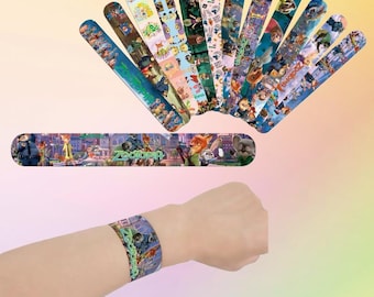 ズートピア2 風スラップブレスレットセット 12個セット 漫画スナップブレスレット キッズパーティーの記念品 アニマルシティリストバンド お子様へのギフト