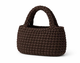 Crochet Handbag Pattern PDF – Chunky T-Shirt Yarn Bag Pattern