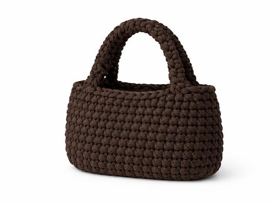 Crochet Handbag Pattern PDF – Chunky T-Shirt Yarn Bag Pattern