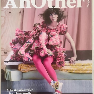 Revista AnOther Primavera/Verano 2014 N° 26 "Juventud sin miedo" REVISTA DE MODA Mia Wasikowska Craig McDean