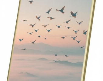 Flying Birds Wall Art – Multi-Size Printable JPG – Instant Download – Home & Office Decor