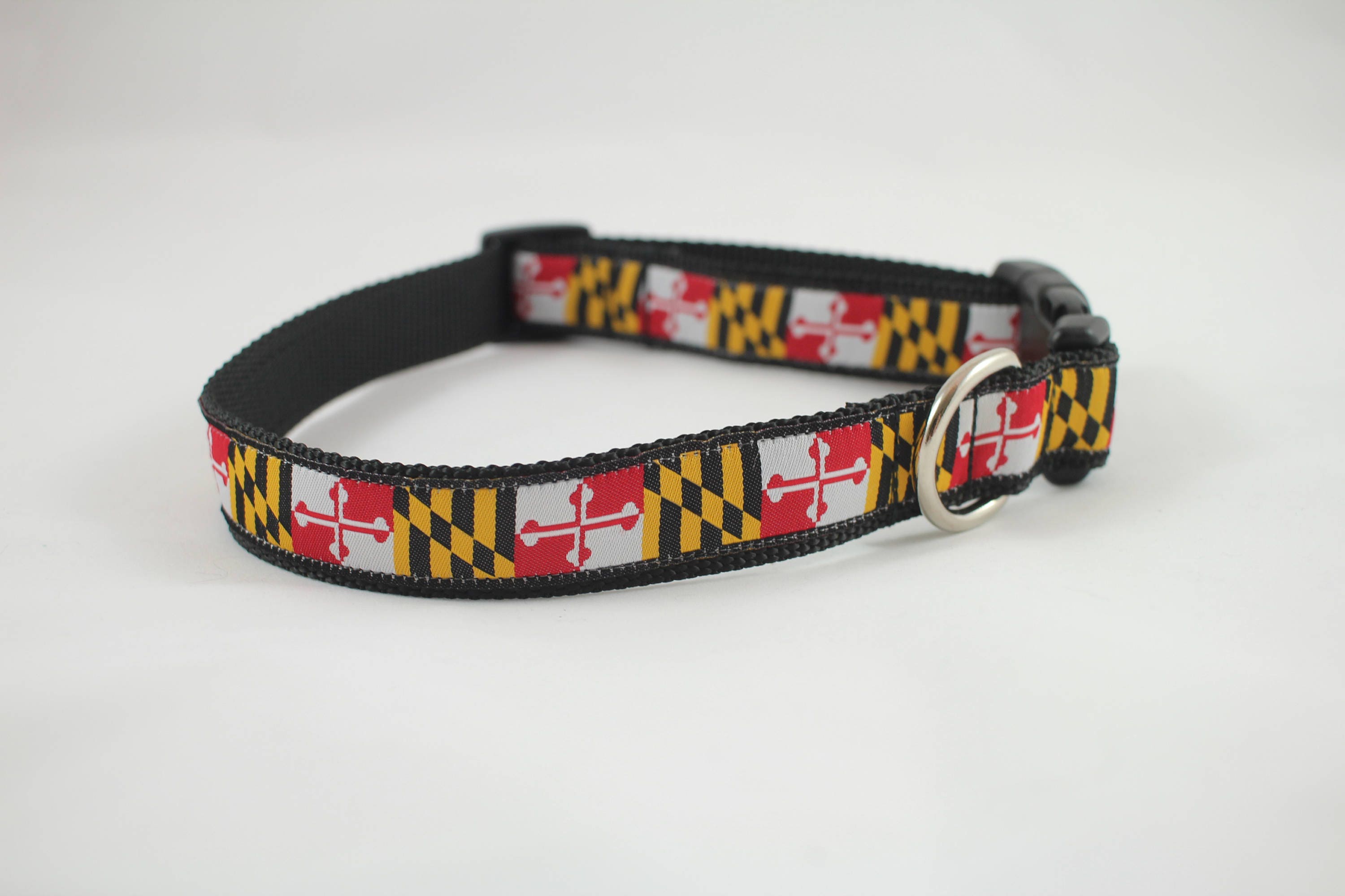 Maryland flag dog collar Maryland collar martingale Dog Etsy