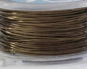 20 yard spool) 24 gauge Wire Vintage Bronze Dead Soft