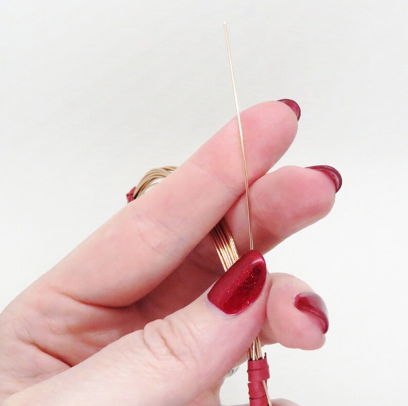 22 gauge/_Rose Goldfilled Wire/_Half Hard/_By the Foot/_