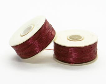 72 yard bobbin) Nymo B Thread Red