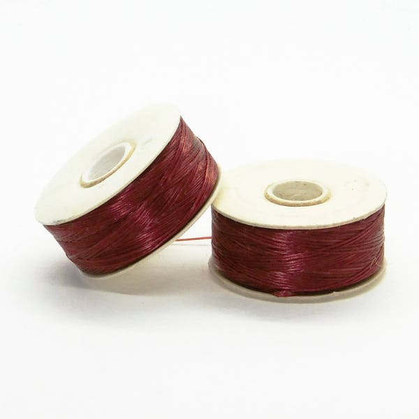 72 yard bobbin) Nymo B Thread Red