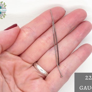 20 pcs 2 inch 22 or 24 gauge Headpins Gunmetal image 4