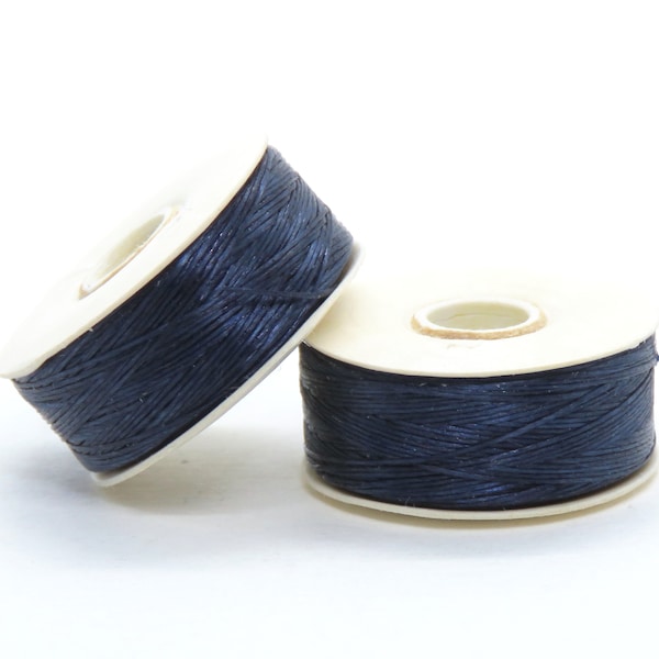 64 yard spool) Nymo D Blue_Bobbin_Beading_Beadweaving_Bead Thread_Classic_Jewelry Design_Bead Embroidery