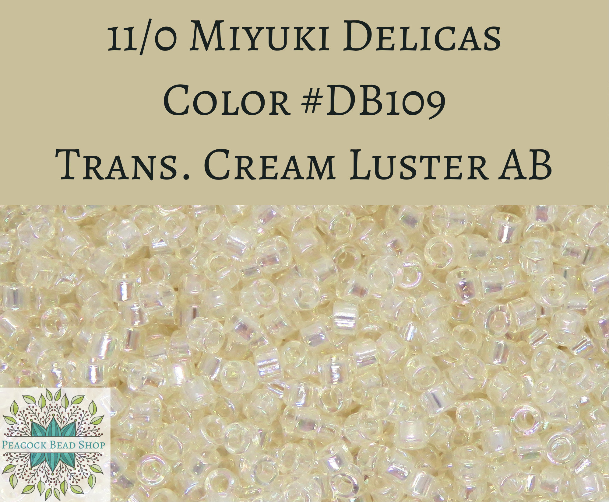 11-527, Miyuki 22g Butter Cream Ceylon 11-527, Miyuki 22g Butter Cream Ceylon