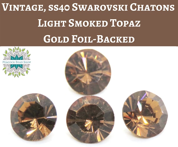 スワロフスキー 売れ筋 art.1102 ss75 LIGHT SMOKED TOPAZ