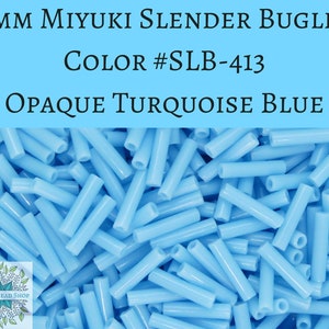 6-413, Miyuki 20g Opaque Turquoise Blue 6-413, Miyuki 20g Opaque Turquoise Blue