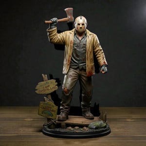 Jason Voorhees - Friday the 13th STL 3D Model |Masked Camp Slasher STL File – Iconic Horror Villain 3D Printable Model