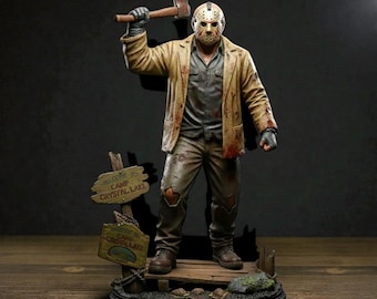 Jason Voorhees - Friday the 13th STL 3D Model |Masked Camp Slasher STL File – Iconic Horror Villain 3D Printable Model