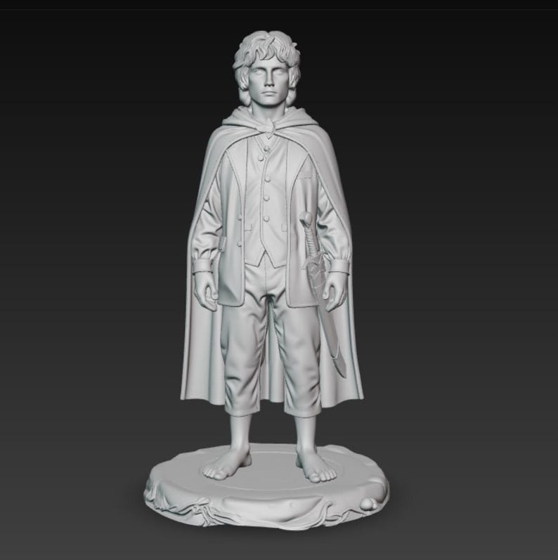 Frodo 3D Model : Frodo STL File , Lorf of the Rings 3D Model , Lotr ...